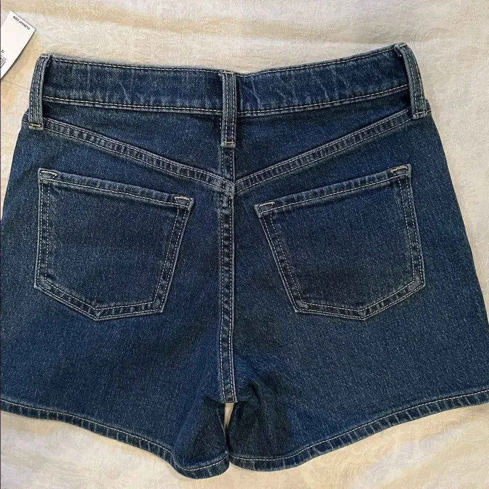 Old Navy Kids Blue Denim Jeans Shorts High Rise Size 12